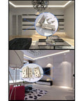 Badass Stainless Steel Double Spring Hinges 4 Inch displayed in modern living room setting, showing hardware details and usage.