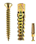 30 Packs Hollow Wall Anchors With Screws For Loose Hinges And Cabinet Doors, metal drywall anchors set