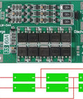 No Fuss Plug And Play 3S 60A Balance Charger Panel For 18650 Lithium Cell Packs with connection details and layout.
