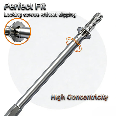 Tough As Nails T15 Security Torx Bits Set Packs Ten 4 Inch Long Magnetic Driver Tips showcasing perfect fit and high concentricity.