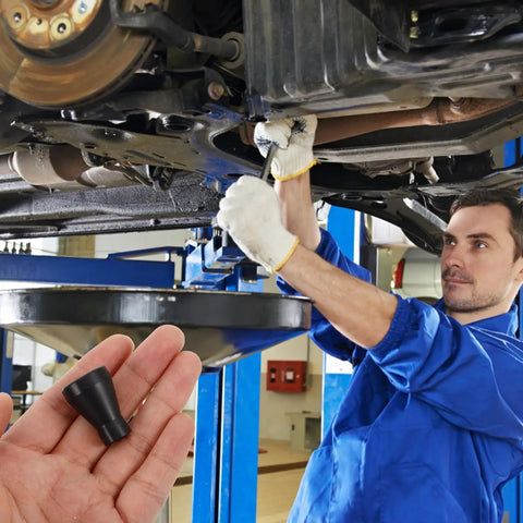 Heavy Duty Auto Dent Puller Kit Includes Nine Nylon Threaded Rod Tips For Quick Hail Fixing And Easy Door Ding Repairs That Smoothly Flattens Bumps While Keeping Your Ride Looking Sweet Without Shop Fees