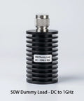 Pro Grade 50 Watt 50 Ohm UHF PL259 Dummy Load For Ham Radio And Antenna Testing, front view on a white background