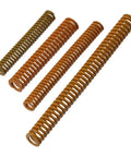 Premium 8Pcs 3D Printer Die Springs Kit In OD8 Or 10MM Sizes Featuring Bright Yellow Finish For Light Load Compression., 4 yellow steel die springs for 3D printer bed leveling