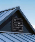 20 Inch Wall Mounted Attic Exhaust Fan With Variable Speed Controller, 3000 CFM, Automatic Shutter installed on a rooftop