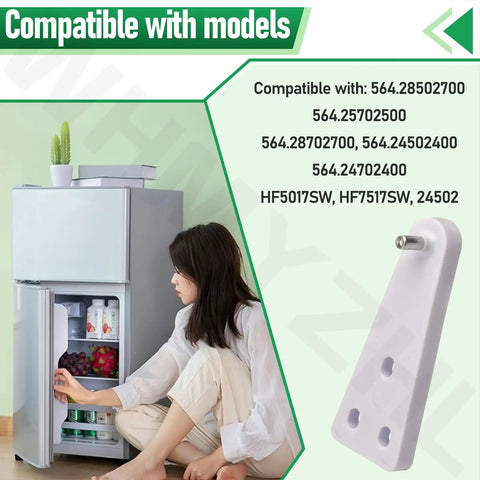 Mini Compact Freezer Top Hinge Replacement Right Or Left Side White Fits Most Small Freezers Up To 35 Lbs Weight Capacity
