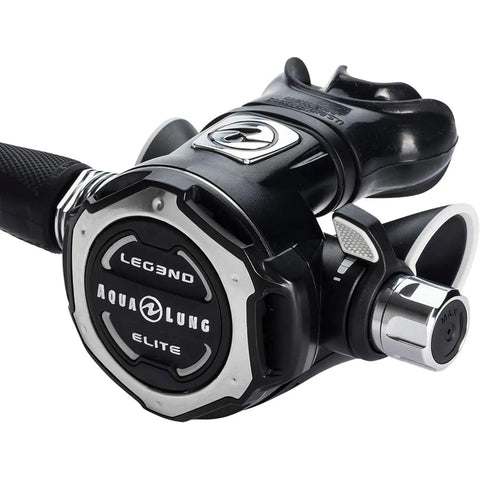 Leg3nd Elite Cold Water Scuba Regulator For Extreme Environments with Over Balanced First Stage ACD features in black