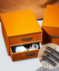 Leather Drawer Pulls Set Of 3 Pieces With Mounting Screws For Cabinets Luggage Handles And Trunk Replacement Modern Leather Knobs