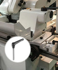 Rock Solid Adjustable Clamping Lever Handle With M8 X 70 Millimeter Thread In Matte Black 304 Stainless Steel on machinery