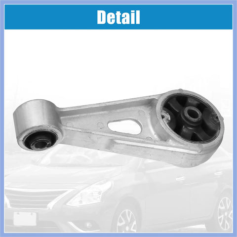 Detail view of Heavy Duty Lower Engine Transmission Mount For Chevrolet Spark 1.2L 1.4L L4 Gas 2013 2014 with rubber and metal components.