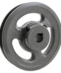 5/8 Inch Bore 4.75 Inch OD One Groove V Belt Pulley Cast Iron Motor Pulley For AX A 3L 4L V Belts With 5/8 Shaft And Keyseat