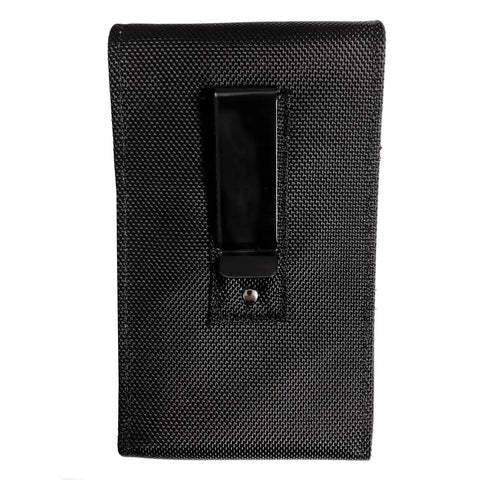XX Large Phone Holder With Magnetic Closure And Belt Clip Fits iPhone Google LG Samsung Phones In Or Out Of Case Up To 7 x 3.75 Inches.