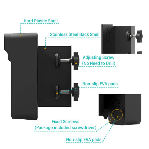 Anti-Theft Doorbell Mount For Blink And Other Security Cameras No Drill Easy Install Keeps Sensor Clear And Doorbell Safe