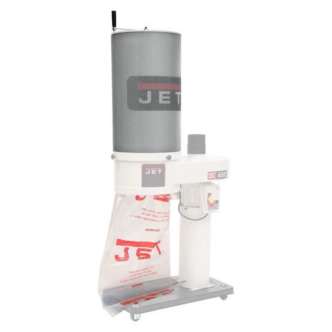 One Micron Canister Filter Kit For DC 650 Dust Collector Upgrades Airflow With 10 To 20 Percent More CFM attached to machine