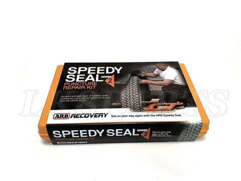 Speedy Seal 2 Universal Heavy Duty Tire Repair Kit For Car, Truck, RV, Jeep, ATV, Motorcycle, Tractor And Trailer packaging