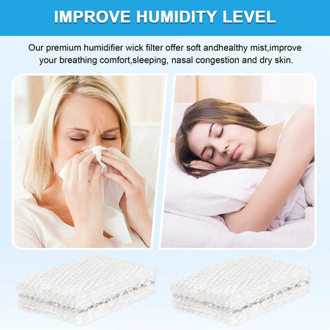 Four Pack WF813 Humidifier Wick Filter Replacement That Fits Equate EQWF813 EQ2119-UL Relion RCM-832 RCM-832N ProCare PCWF813 PCCM-832N Protec WF813 Duracraft DH-830 DH-832 HC-832 ACR-832 D13-C Cool Mist Humidifier