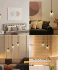 Industrial Pendant Light With Clear Glass Shade In Matte Black For Kitchen Island Living Room Hallway Bedroom Dining Bar Modern Farmhouse Ceiling Hanging Lamp Dope Style Lighting Fixture shown in various modern room settings.