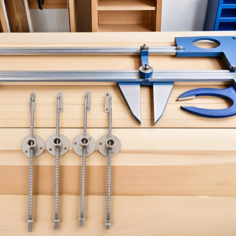 Heavy Duty Cabinet Door Support Rods 4 Pack With Soft Close Lift Hinges For Kitchen And Wardrobe Iron Silver Easy DIY Install