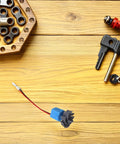 Hands On Water Power Generator Kit For DIY Hydro Electricity Demonstration Mini Hydroelectric Turbine Model on wooden surface