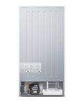 Back view of Total Game Changer 17 Cu Foot Convertible Upright Freezer And Fridge with visible compressor and cooling lines.
