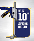 Quick-Lift Construction Jacks, Handy Two-Pack Hand Lifting Tool For Lifting Up To 10 Inches And 330 Lb Capacity image.