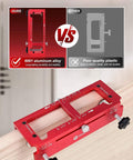 Door Hinge Jig Adjustable Mortise Jig Fits Door Hinges From Two Point Five To Five Inches Long And Various Thicknesses Red