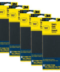Assorted Grit Emery Cloth Sandpaper 3.67-Inch By 9-Inch 5 Pack for Woodworking and Metalworking Projects, packaging view.