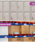 180 Piece Magnetic Dry Erase Labels Kit With Reusable Magnetic Name Tags Colorful Border Frames on lockers and shelves