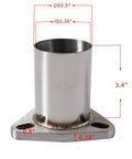Need To Fix That Rattle This Universal Semi Direct Fit Exhaust Converter Pipe, 2.5 Inch OD, T304 stainless steel, 3 bolt flange.
