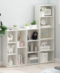 Sleek 3 Cube Bookshelf In White With No Fuss Setup For Living Room Bedroom Or Home Office featuring stylish open shelving and decor.