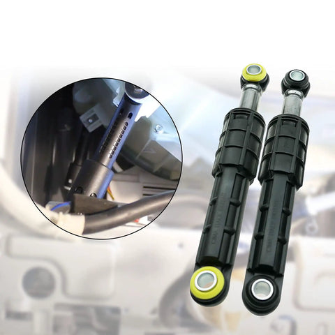 4 Pack Washer Shock Absorbers For Front Load Washers Compatible With Models Including WF20 WF21 WF32 WF33 WF35 WF39 WF40 WF41 WF42 WF43 WF44 WF45 WF46 WF50 WF56V Replacement For DC66-00470A/B And DC66-00650C/D shown with installation view