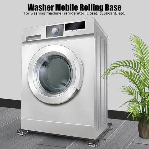Heavy Duty Appliance Rollers With Furniture Lifter Tool Universal Wheel Sliders For Kitchen Moving Helper Supports Up To 300kg Load Capacity iron construction under a washing machine.
