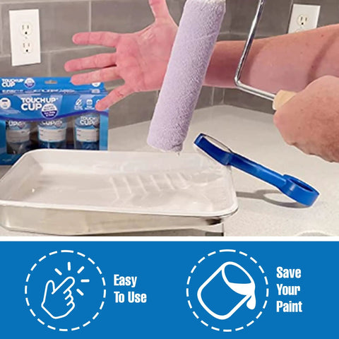 Roller Saver Paint Cleaner Tool For Home Projects Quick Clean Of Roller Sleeves No Mess Cleanup Painters Scraper As Seen On Shark Tank 1 Pack Durable Grip Designed To Cut Paint Waste And Speed Up Cleanup After Every Coat
