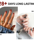 Airbrush Gel Polish Kit With 12 Colors, HEMA Free For Ombre Nails, showcasing red and black ombre designs, long-lasting formula.