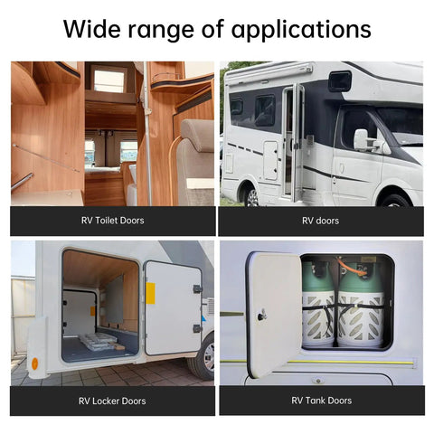 Wide range of applications for Heavy Duty Magnetic RV Door Holder 2 Pack, Camper Door Catch for Trailers