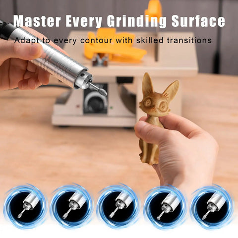 Using Do-It-All 69-Piece Jewelry Making Polisher Kit With Flex Shaft Mini Table Saw Bench Grinder Sander And Buffing Tool