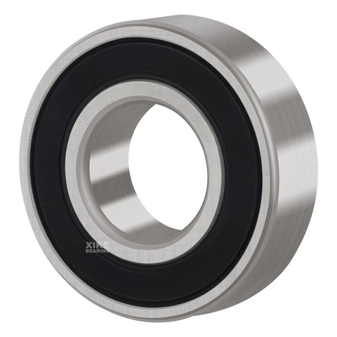 Close-up view of 4 Pack Deep Groove Ball Bearings 3/4 X 1-3/4 X 1/2 In with double rubber seals, chrome steel for durability.