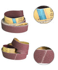 No Nonsense Heavy Duty Sanding Belts 2X63 Inches, P40 grit, rugged polyester cloth for wood and metal grinding.