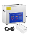 Heavy Duty Ultrasonic Cleaner With Digital Timer And Spacious Tank For Jewelry And Garden Gear Deep Knocks Out Daily Grime And Grease No Sweat Cleanup Always Runs Totally Slick, featuring stainless steel and digital controls.