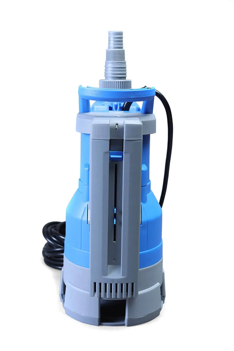 Heavy Duty Submersible Sump Pump For Clean Or Dirty Water With Built In Auto On Off Switch, Adjustable Start Height, 2400 GPH, 16 Foot Head