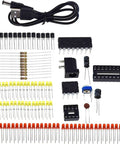 LED Flowing Lights Soldering Practice Board Kit For Electronics DIY Projects With Adjustable Speed Water Lamp Effect components