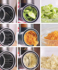 Game-Changing Slicer Shredder Attachments For Stand Mixers With 3 Blades, Cheese Grater Attachment For KitchenAid And Cuisinart slicing zucchini, shredding carrots, grating cheese