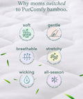 Supersoft Sleep Sack 1.0 TOG Baby Sleeping Bag With Bamboo Viscose features soft, breathable, and stretchy benefits.
