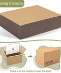 Bulk 50 Pack Corrugated Cardboard Sheets 8.5 By 11 Inches 1.7mm Thick Flat Cardboard Paper for Crafts Packing Mailing