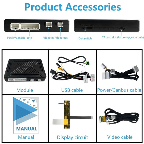 Product accessories for Infiniti QX60 QX80 Q70 And Nissan Pathfinder Armada 2017 2018 2019 Wireless CarPlay And Android Auto Module