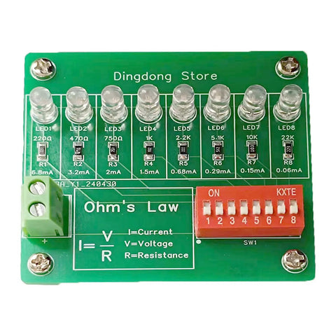 Beginner Friendly Soldering Practice Kit For Exploring Current And Resistance Relationships With Hands On SMD Resistor Projects