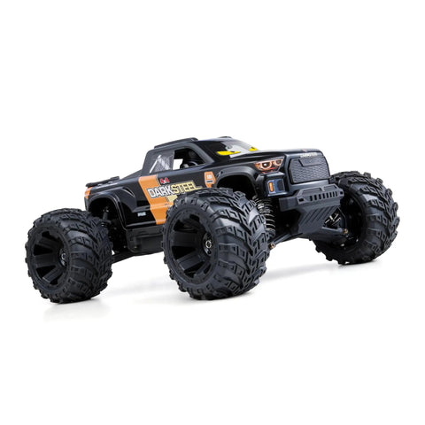 Brushless Fast RC Car With 56 Plus MPH, Standing Backflip Ready, One Sixteen Scale 4WD Monster Truck, Off Road RTR, rear view