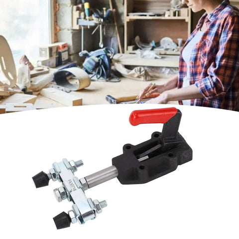 Heavy Duty Double Headed Toggle Clamp For Metalworking Woodworking Drilling Grinding And Welding Built Tough From Carbon Steel