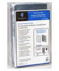 Image of 3 Pack Carbon Filters for Kuhl and Kuhl Plus Series M Chassis Air Purifiers packaging, showing product details and benefits.