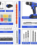 20V Cordless Drill Kit With Battery And Charger All In One Set 30 Nm Torque 21 Plus 1 Clutch Three Eighths Inch Keyless Chuck