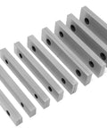 Pro Grade 18 Piece Precision Ground Parallel Gauge Set With Case Nine Pairs Of Hardened Gauges In Six Inch Lengths One Quarter Inch Thick